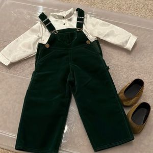 American Girl Holiday Bib Outfit